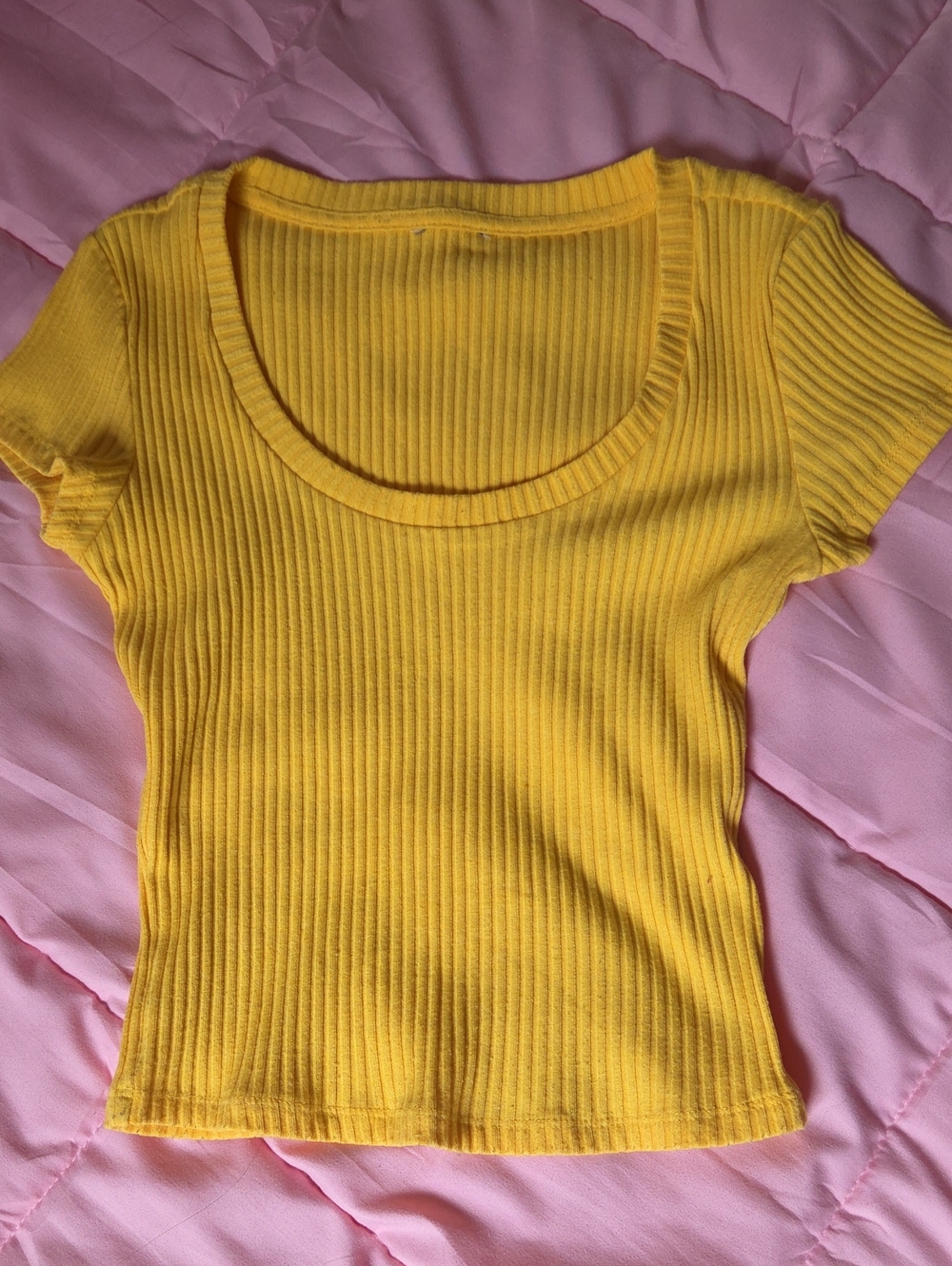Guess Ribbed Scoop Neck Women's Top